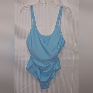 Light Blue Women's Large Be2Prity One-Piece Swimsuit
